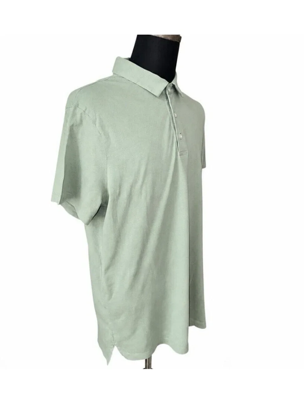 J.CREW Men’s Sueded Soft Cotton Polo Shirt In Sage-XL